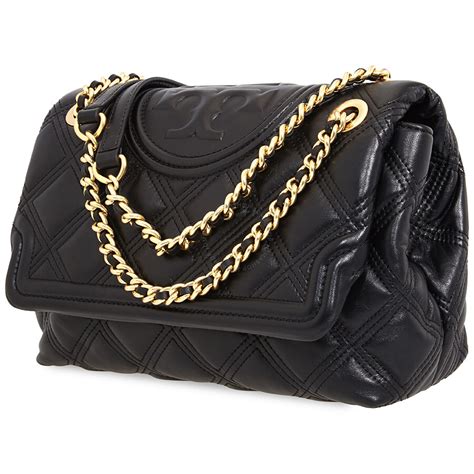 Tory Burch Fleming Convertible Shoulder Bag Black.